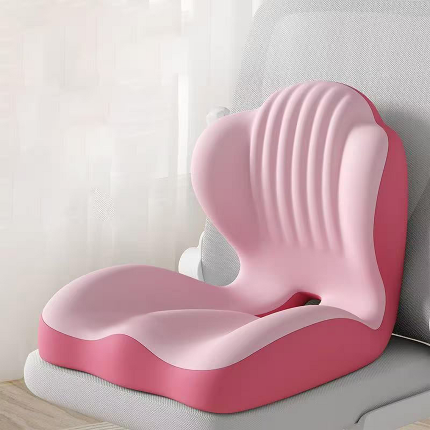 Ergonomic Memory Foam Seat Cushion with Lumbar Support