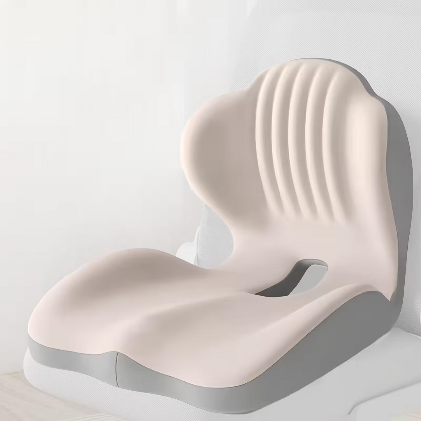 Ergonomic Memory Foam Seat Cushion with Lumbar Support