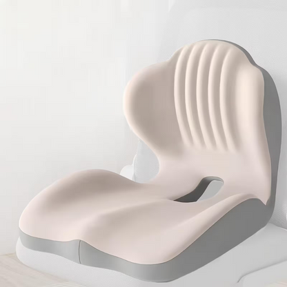 Ergonomic Memory Foam Seat Cushion with Lumbar Support