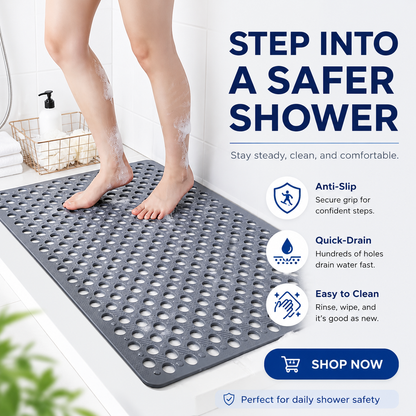 SafeStep Non-Slip Bathroom Safety Mat image 1